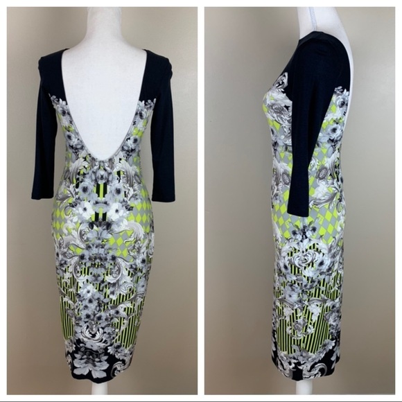 NWT. ASOS Multicolor Midi Dress. Size 4. - Picture 2 of 7